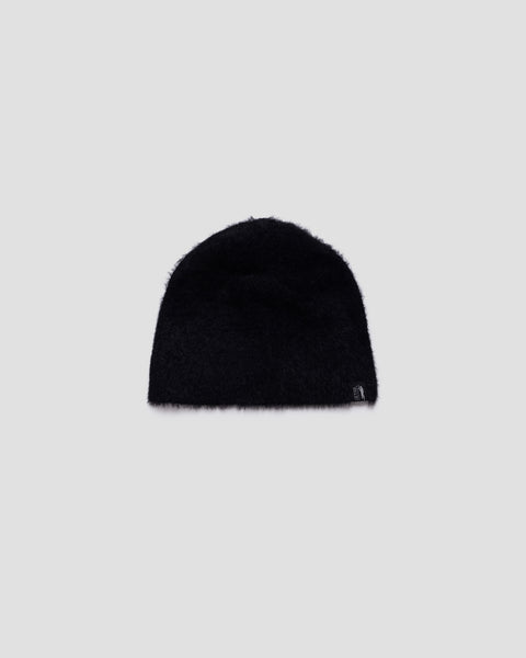 BLACK & BLUE FLUFFY BEANIE