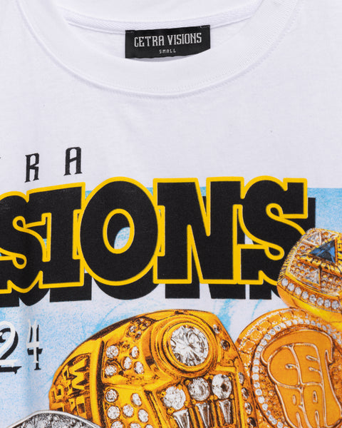 WHITE & YELLOW CHAMPIONSHIP RINGS 19-24' T-SHIRT